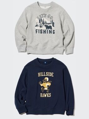 Uniqlo Kids Ultra Stretch Graphic Sweatshirts